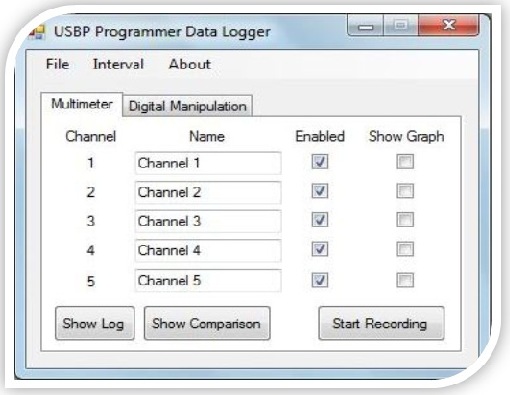 USB
                  Data Logger